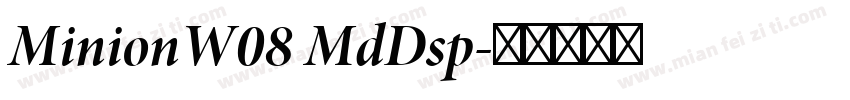 MinionW08 MdDsp字体转换